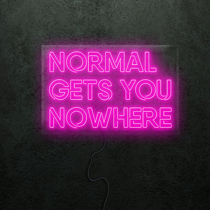 NORMAL GETS YOU NOWHERE - neoon.eu